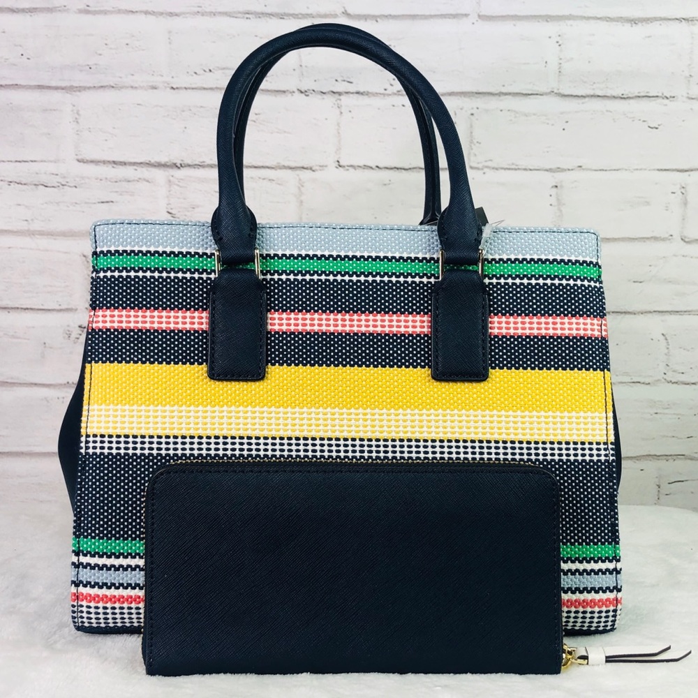 2PCS Kate Spade Medium Cameron Satchel Wallet Set - Picture 4 of 8